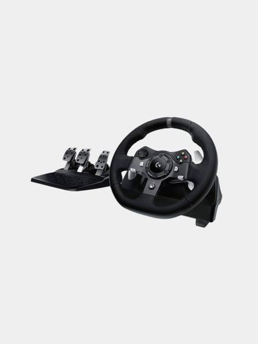 Игровой руль Logitech G920 Driving Force Racing для компьютерных игр с ПК и Xbox One, Черный, купить недорого