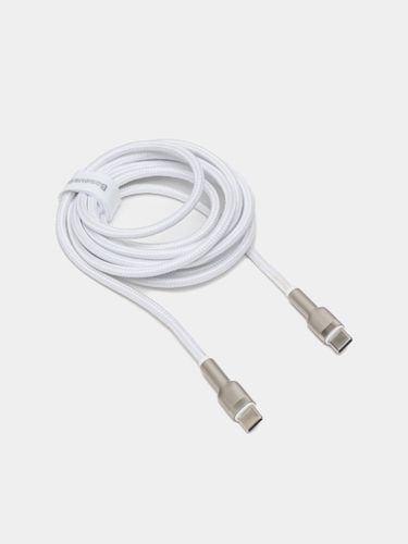 Кабель Baseus Series Metal Data Cable Type-C to Type-C Quick Charge, Белый