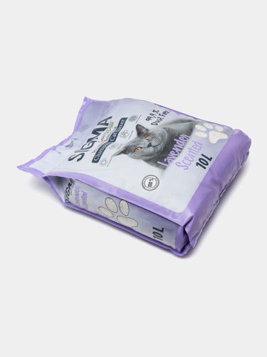 Наполнитель для кошачьего туалета Sigma Lavender Scented cat litter 10L Dust Free 99.9%, 10 л