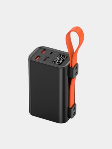 Внешний аккумулятор Power Bank 100W емкость 30000 мA/ч Power Delivery 3.0 DZ-405, Черный