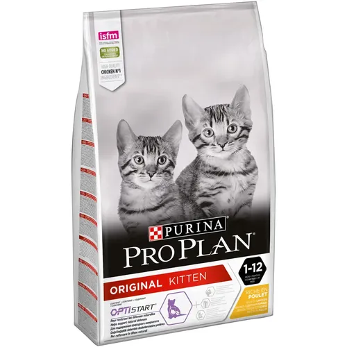 Сухой корм для котят Purina Pro Plan с курицей, 10 кг, купить недорого