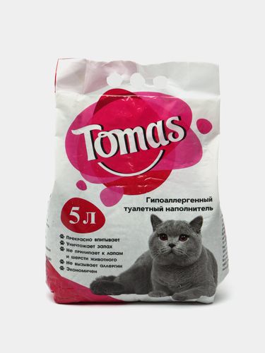 Наполнительные Tomas для кошек, 5 л