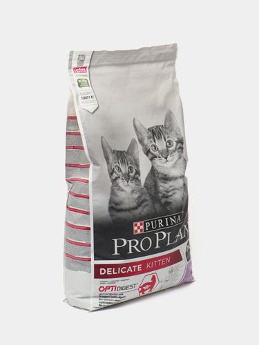 Сухой корм для котят Purina Pro Plan Kitten Delicate с индейкой, 10 кг, купить недорого