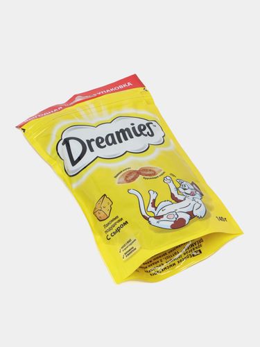 Лакомство для кошек Dreamies подушечки с сыром, 140 гр, купить недорого