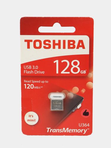 Флешка Toshiba TransMemory U364 USB 3.0, 128GB, Белый