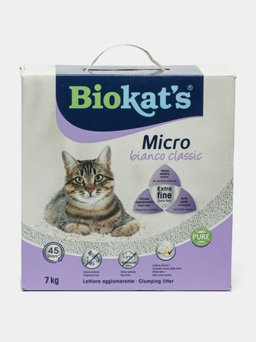 Комкающийся наполнитель для кошачьего туалета Biokat's, 7 кг