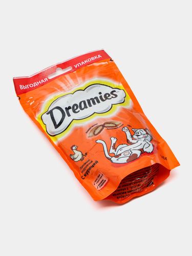 Лакомство для кошек Dreamies подушечки с курицей, 140 гр, в Узбекистане