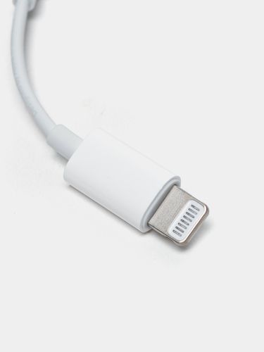 Переходник Apple Lightning to jack adapter с 3.5 мм к устройствам с Lightning, Белый, в Узбекистане