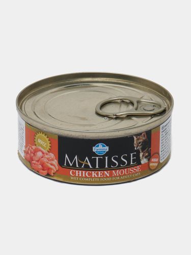 Влажный консервированный корм для кошек Matisse Mousse Chicken со вкусом курицы, 85 гр