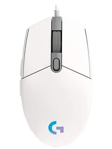 Игровые мышь Logitech G102 LIGHTSYNC Corded Gaming Mouse USB EER, Белый