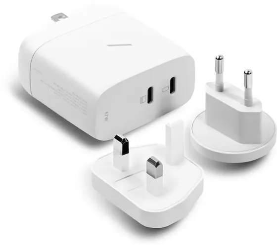 Сетевое зарядное устройство Native Union Fast GaN Charger 2USB-C PD FAST-PD67-WHT-INT, Белый