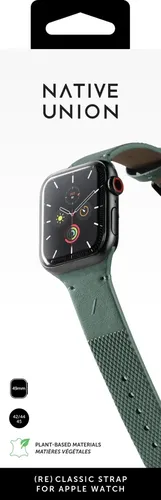 Ремешок Native Union (RE)CLASSIC STRAP для Apple Watch RESTRAP-AW-L-GRN, slate, в Узбекистане