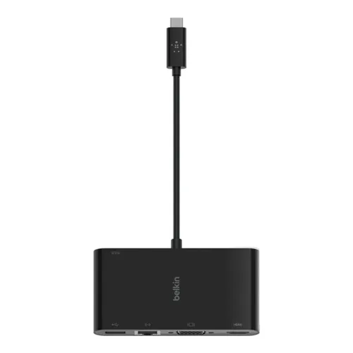 Док-станция Belkin USB-C Multimedia Charge Adapter AVC004btBK, Черный, фото