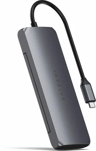 Адаптер Satechi USB-C Hybrid Multiport Adapter with SSD Enclosure ST-UCHSEM, купить недорого