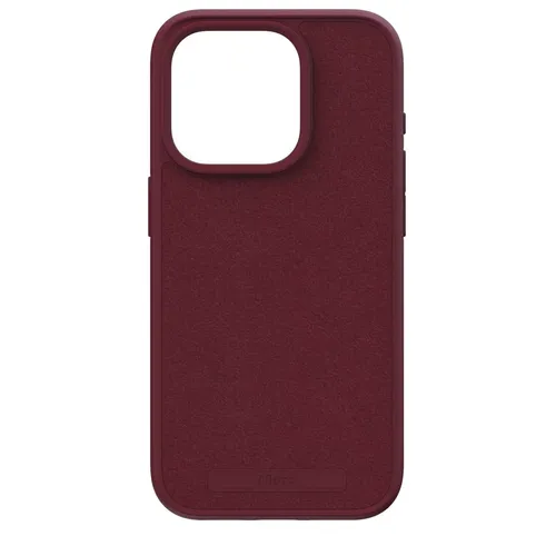 G'ilof Suede MagSafe Case for iPhone 15 Pro, bordo