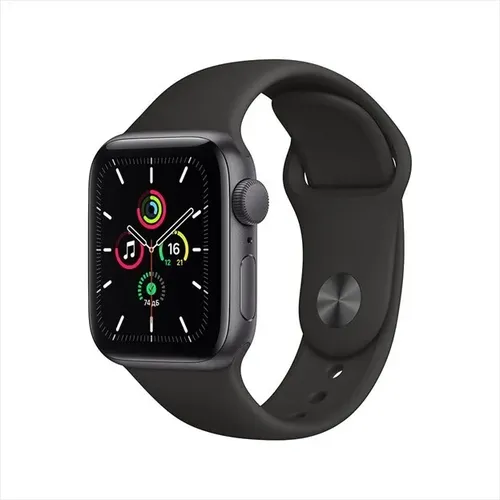 Умные часы Apple Watch SE GPS Midnight Aluminium Case with Midnight Sport Band, Midnight/Midnight