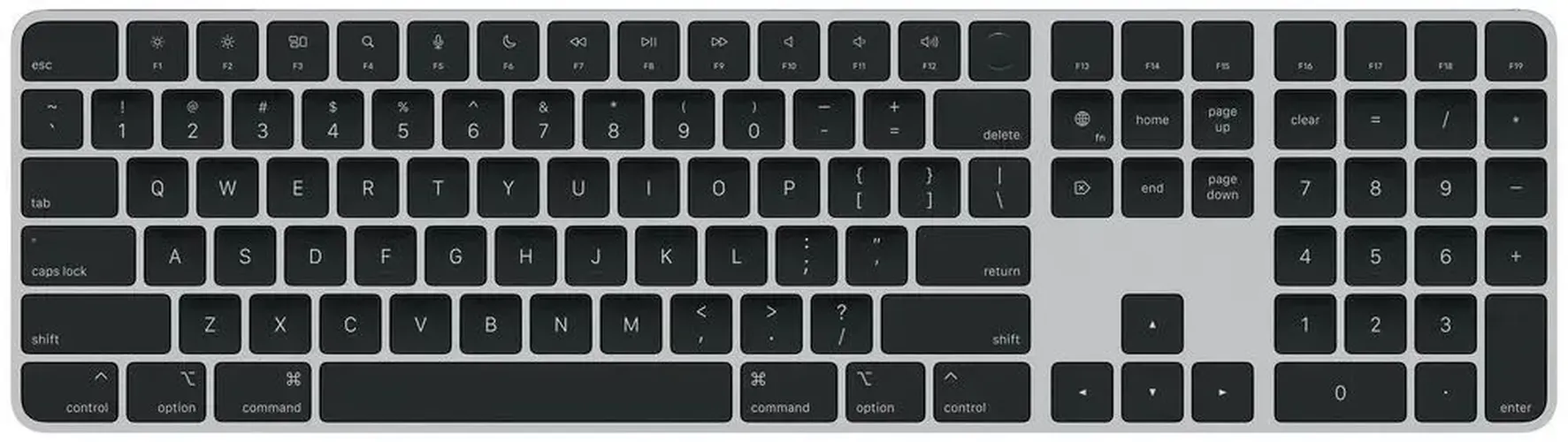 Беспроводная клавиатура Apple Magic Keyboard A2520, Черный