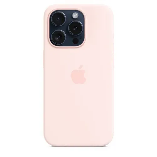 Чехол для смартфона iPhone 15 Pro Silicone Case with MagSafe Light Pink A3125, Light Pink, в Узбекистане