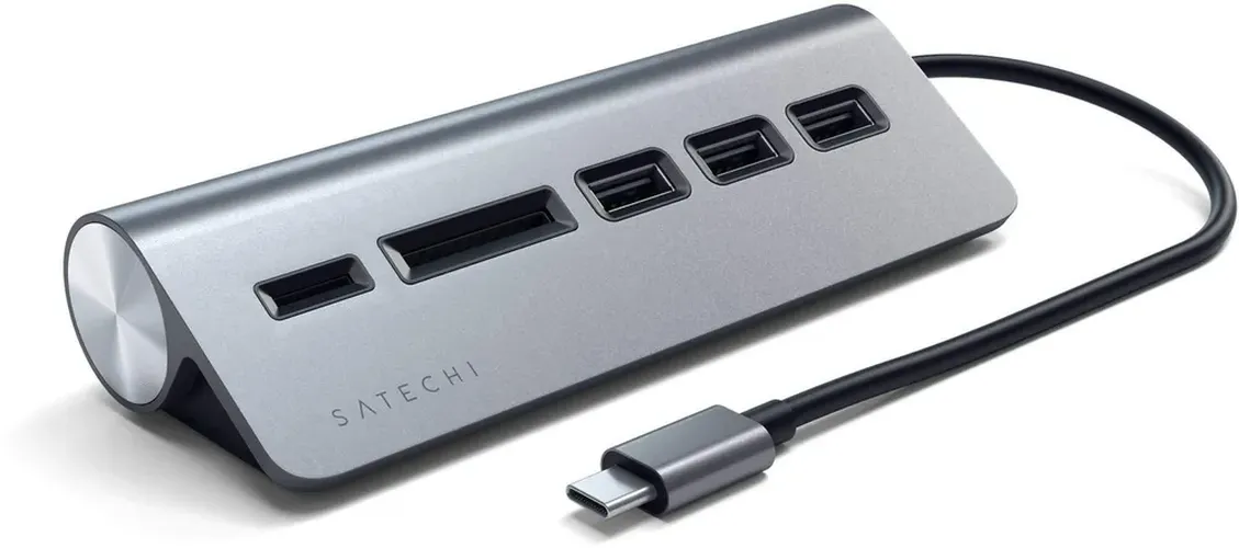 Картридер Satechi Type-C USB Hub & Micro/SD Card Reader USB-C ST-TCHCRM, в Узбекистане