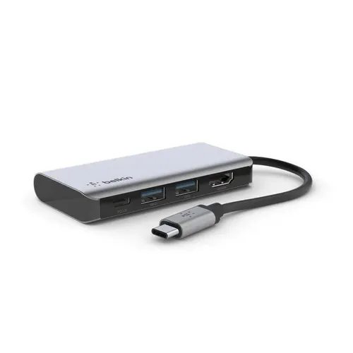 Адаптер Belkin USB-C 4-in-1 Multiport Adapter AVC006BTSGY, Серый, купить недорого