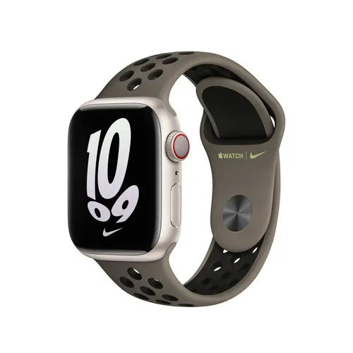 Ремешок для смарт часов Nike Sport Band MPGT3ZM/A, Olive/Black, купить недорого