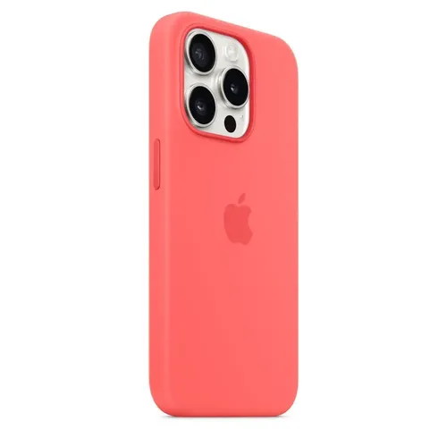 Чехол iPhone 15 Silicone Case with MagSafe Guava A3123, Guava