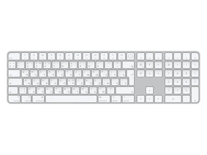 Клавиатура Magic Keyboard with Touch ID and Numeric Keypad A2520, Белый