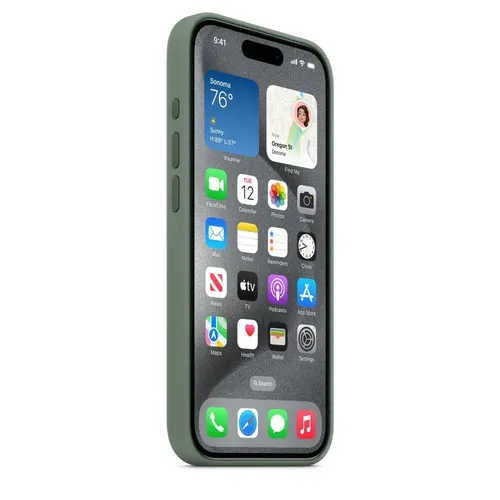 Чехол для смартфона iPhone 15 Pro Silicone Case with MagSafe Cypress A3125, Cypress, купить недорого