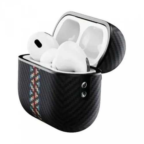 Чехол Pitaka MagEZ Case Rhapsody for Airpods Pro 2nd Gen APM8001, Черный, в Узбекистане