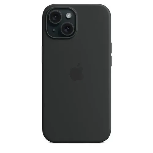 Чехол iPhone 15 Silicone Case with MagSafe Black A3123, Black