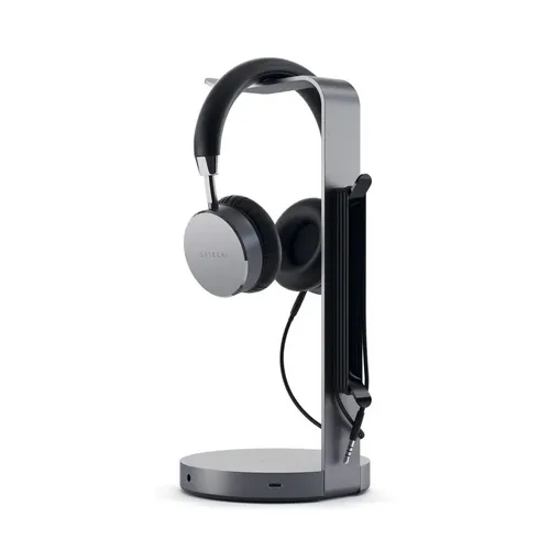 Подставка-хаб Satechi USB-C Headphone Stand для наушников ST-UCHSHM, Темно-серый, 144400000 UZS