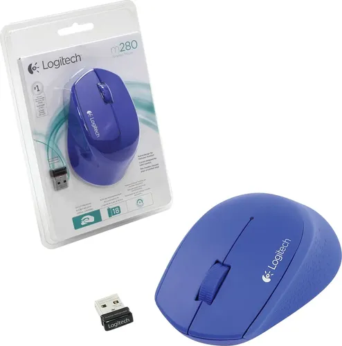 Беспроводная мышь Logitech M280 Wireless, Blue, в Узбекистане