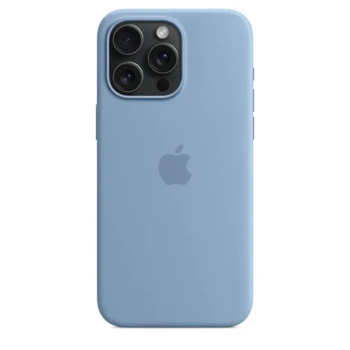 Чехол для смартфона iPhone 15 Pro Max Silicone Case with MagSafe Winter Blue A3126, Winter blue