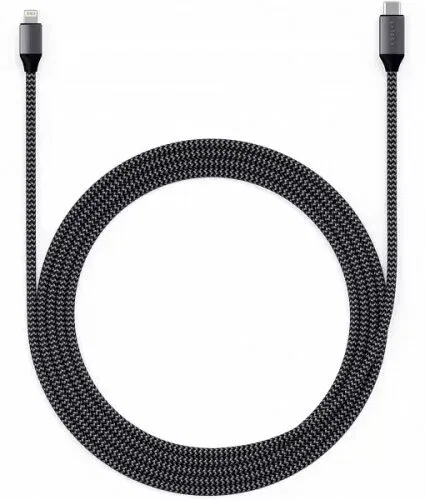 Кабель Satechi USB-C to Lightning Charging Cable ST-TCL18M, Серый, в Узбекистане