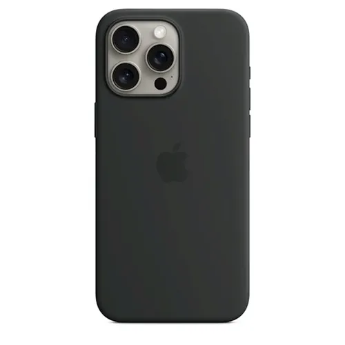 Чехол для смартфона iPhone 15 Pro Max Silicone Case with MagSafe Black A3126, Black