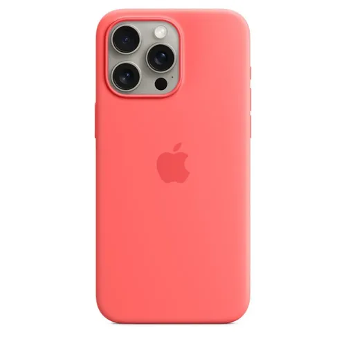 Чехол для смартфона iPhone 15 Pro Max Silicone Case with MagSafe Guava A3126, Guava