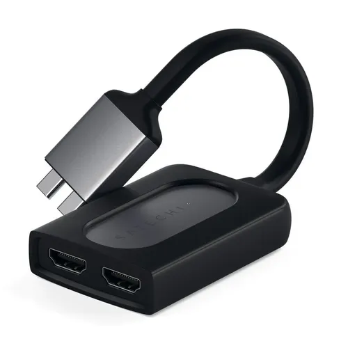 Адаптер Satechi Type-C Dual HDMI Adapter ST-TCDHAM, в Узбекистане