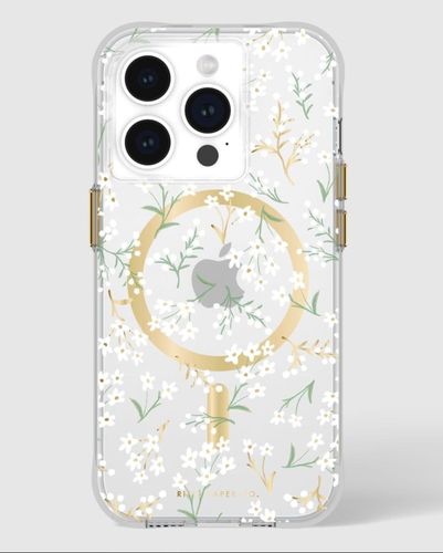 Чехол для смартфона RIFLE PAPER IPHONE 15 PRO MAX PETITE FLEURS WITH MAGSAFE, Белый