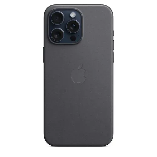 Чехол для смартфона iPhone 15 Pro Max FineWoven Case with MagSafe Black A3135, Black, в Узбекистане