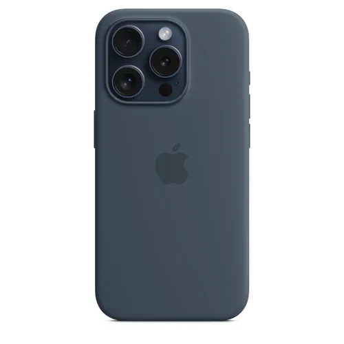 Чехол для смартфона iPhone 15 Pro Silicone Case with MagSafe Storm Blue A3125, Strom Blue, в Узбекистане