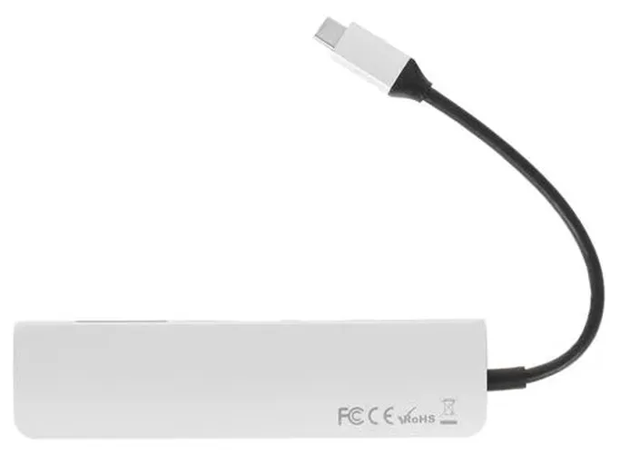 Адаптер Хаб Satechi Aluminum Type-C Slim Multi-Port with Ethernet Adapter ST-UCSMA3S, Серебристый, в Узбекистане