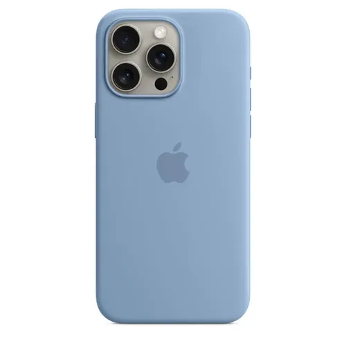 Чехол для смартфона iPhone 15 Pro Silicone Case with MagSafe Winter Blue A3125, Winter blue