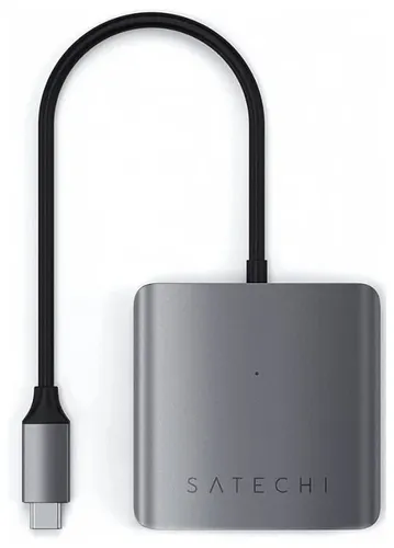 Адаптер USB-C Hub Satechi Aluminum 4 ports USB-with ST-UC4PHM