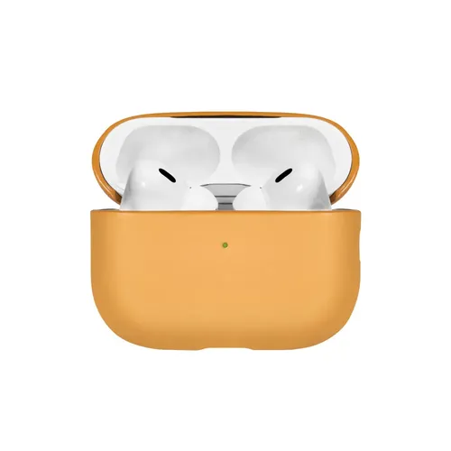 Чехол для наушников Classic Airpods Pro 2 Case APPRO2-LTHR-KFT, Оранжевый