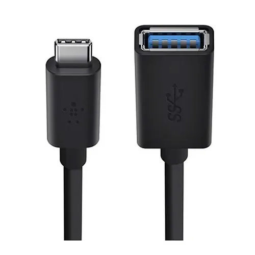 Адаптер-переходник Belkin 3.0 USB-C To USB-A Adapter F2CU036btBLK, Черный