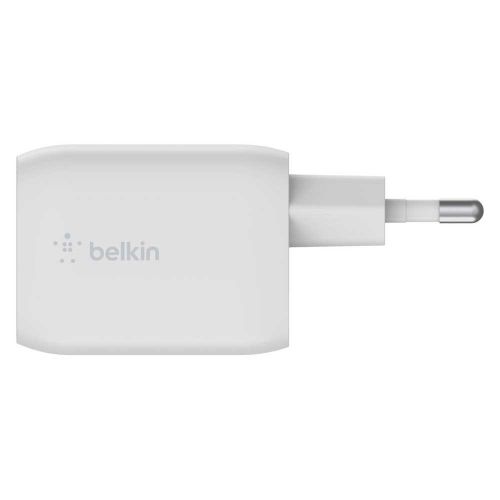 Зарядное устройство Belkin Dual USB-C GaN Wall Charger WCH013VFWH, Белый, фото