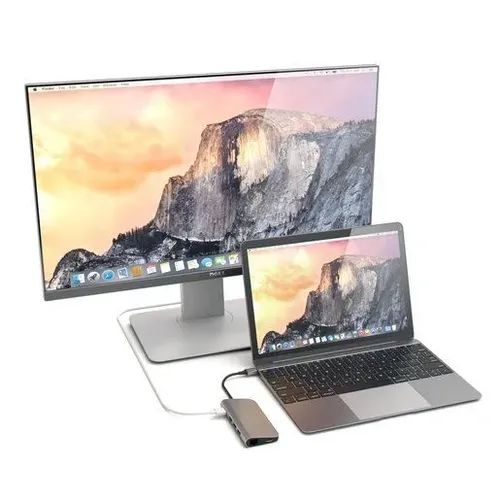 Адаптер USB адаптер Satechi Aluminum Multi-Port Adapter 4K with Ethernet ST-TCMAM, купить недорого