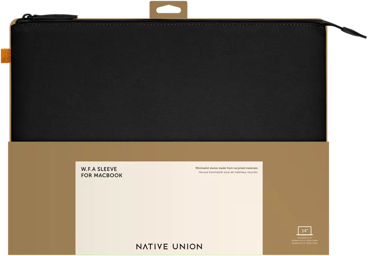 Noutbuk uchun g'ilof Native Union MacBook Pro 16 Sleeve STOW-LT-MBS-BLK-16, Qora, фото