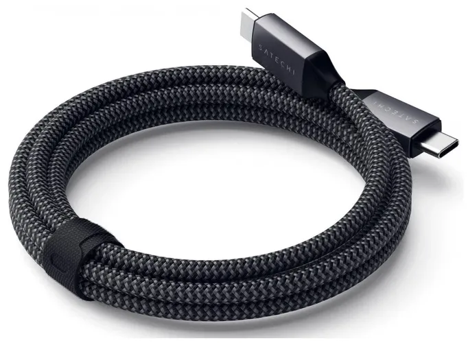 Кабель Satechi USB-C to USB-C cable ST-TCC2MM, Серый, купить недорого