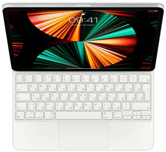 Клавиатура Magic Keyboard for iPad Pro 12.9-inch 5th generation A2480 MJQL3RS/A, Белый